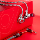 DUNU TITAN S2 in-ear monitors, with cable