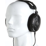 Audio-Technica ATH-ADX5000 open-back headphones, on a display head