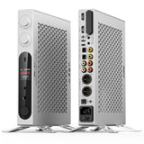 FiiO K19 desktop DAC and headphone amp, silver, standing