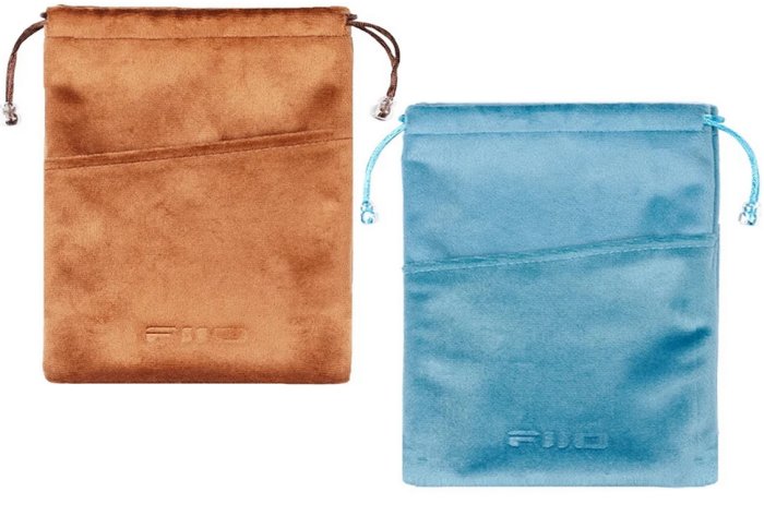 FiiO DM13 cloth storage bag, brown and blue