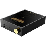 Shanling EM5 desktop streamer, DAC and amp, black, angled