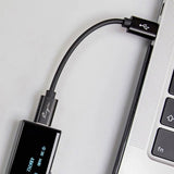 Cayin Lightning cable for the RU6 and RU7, connected to a dongle DAC