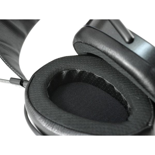 HiFiMAN Arya Stealth planar headphones, ear pad close-up