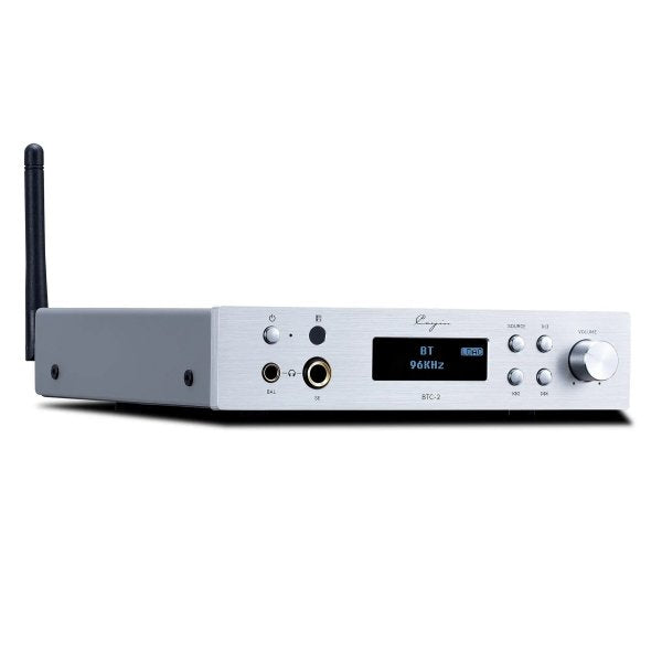 Cayin BTC-2 Bluetooth DAC and headphone amp, angled from the other side