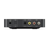 FiiO K11 desktop DAC and headphone amp, black, rear panel