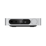 FiiO K11 R2R desktop DAC and headphone amp, silver, front panel