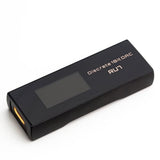 Cayin RU7 USB dongle DAC, lying flat with screen