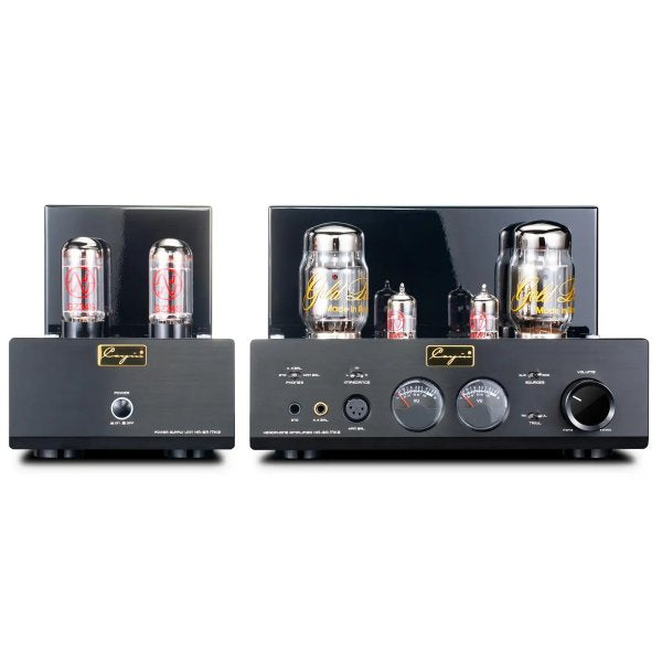 Cayin HA-6A MK2 valve headphone amp, black, front