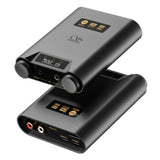 Shanling H5 portable DAC and headphone amp, pair, angled