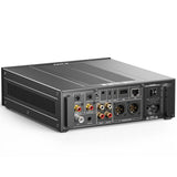 FiiO K17 desktop DAC and headphone amp, black, rear panel