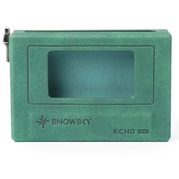 Snowsky Echo Mini leather case, green, front