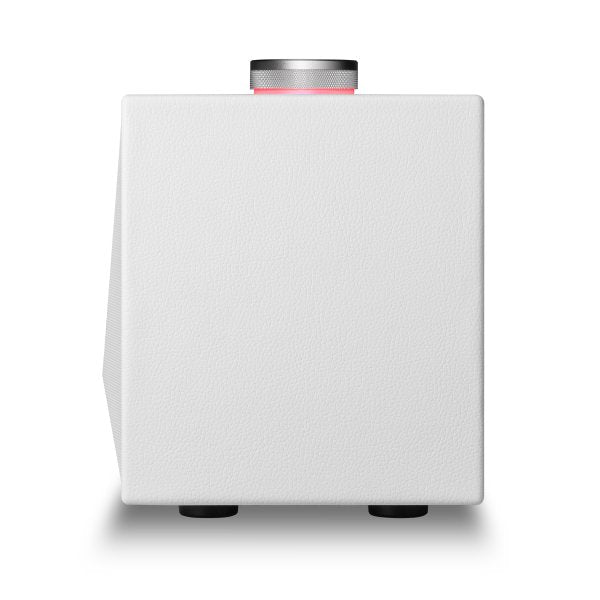 Astell&Kern ACRO BE100 Bluetooth speaker, white, side view