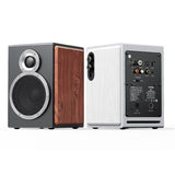 FiiO SA1 desktop active speakers, black and white