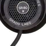 Grado SR80x Prestige headphones, ear cup close-up
