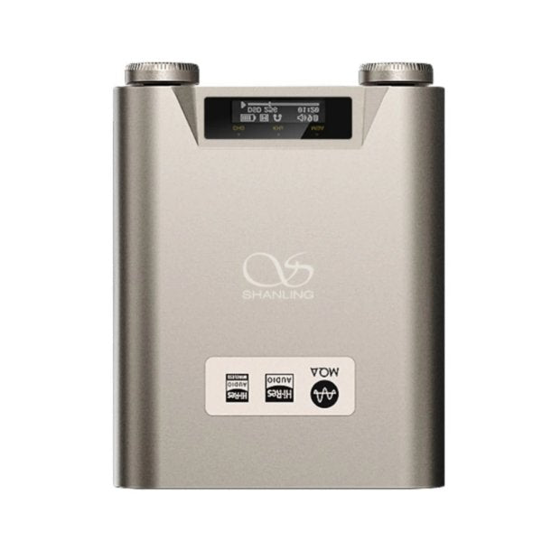 Shanling H5 portable DAC and headphone amp, titanium, back