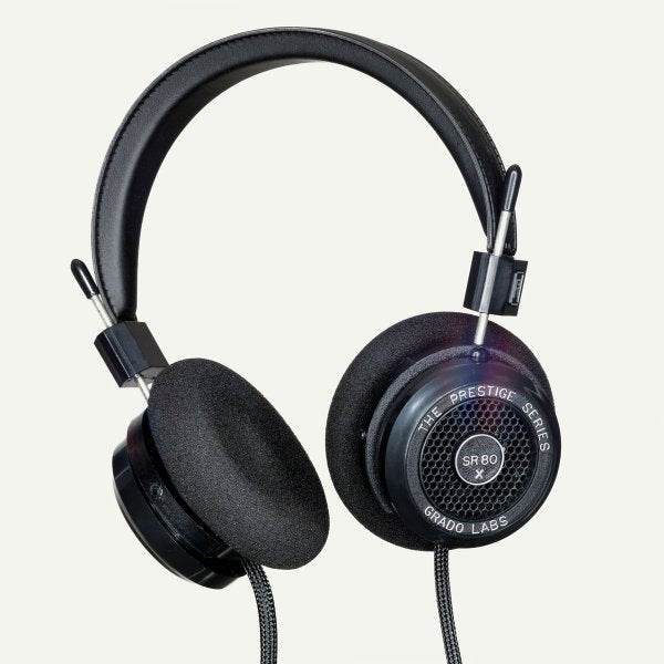 Grado SR80x Prestige headphones, angled