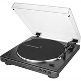 Audio-Technica AT-LP60XBT Bluetooth turntable, with dust cover raised