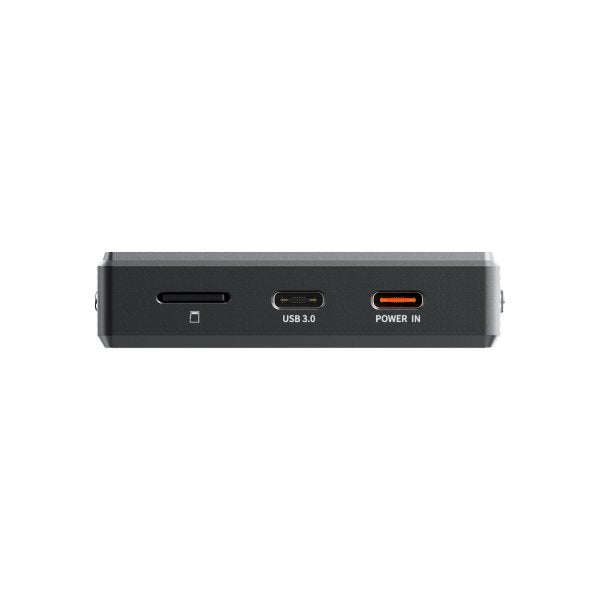 FiiO M33 R2R music player, black, bottom with ports