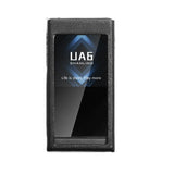 Shanling UA6 leather case, with the UA6 fitted
