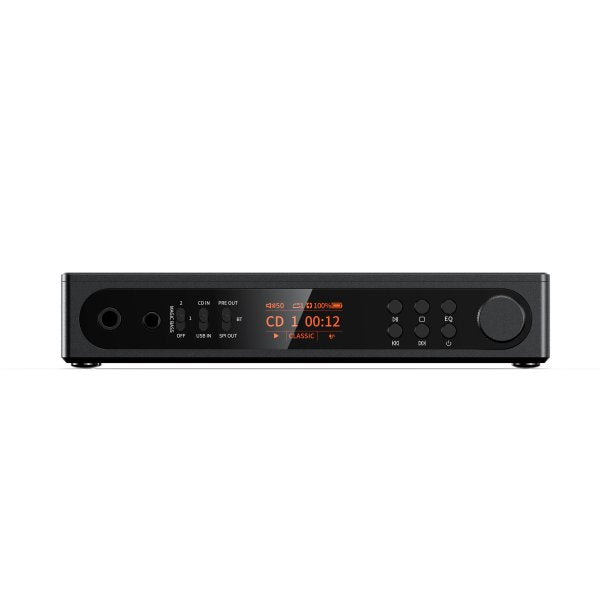 FiiO DM15 R2R CD player, black, front panel