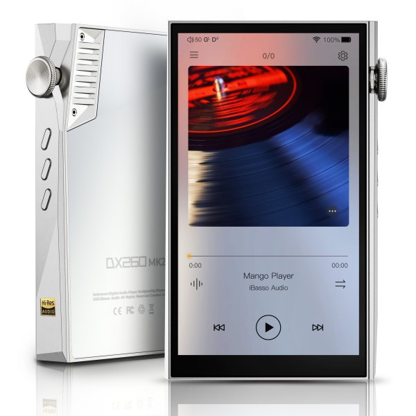 iBasso DX260 MK2 music player, white, front