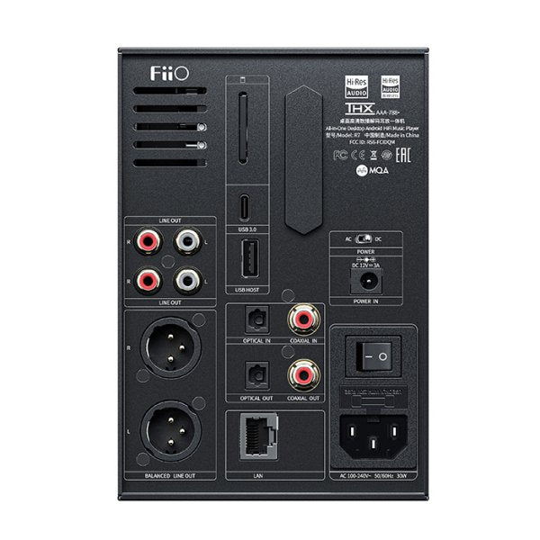 FiiO R7 Desktop Streaming Player and DAC/Amp - BLACK (Manufacturer refurbished, device only)