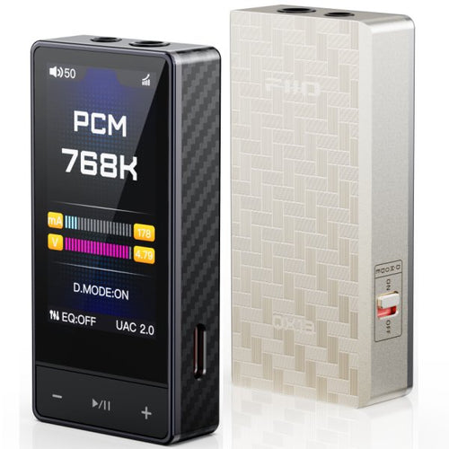 FIIO QX13 Portable DAC and Headphone Amplifier - TITANIUM (Box opened)
