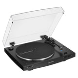 Audio-Technica AT-LP3XBT Bluetooth turntable, black, angled