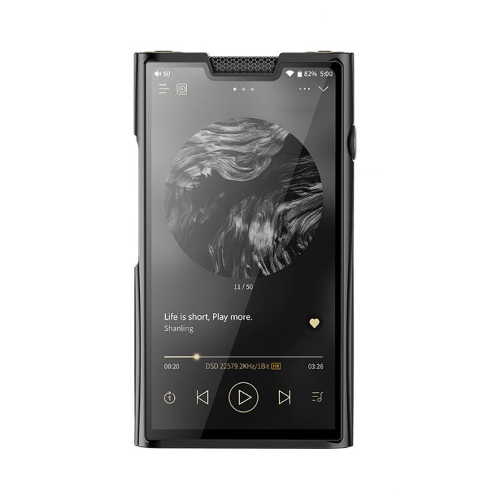 Shanling M8T tube music player, front with screen
