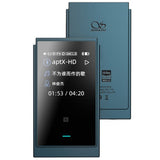 Shanling UP6 Bluetooth DAC and headphone amp, blue, front and back