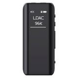 FiiO BTR15 Bluetooth headphone amp, black, front with screen