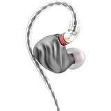 FiiO FH3 in-ear monitors, titanium, single earphone