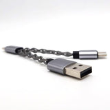 iBasso CB19 USB Y-cable, USB-A plug close-up