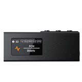 Cayin RU3 USB dongle DAC, black, front with display