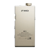 FiiO RR11 portable radio, gold, back