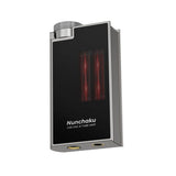 iBasso Nunchaku portable DAC and tube amp, grey, back with tube window