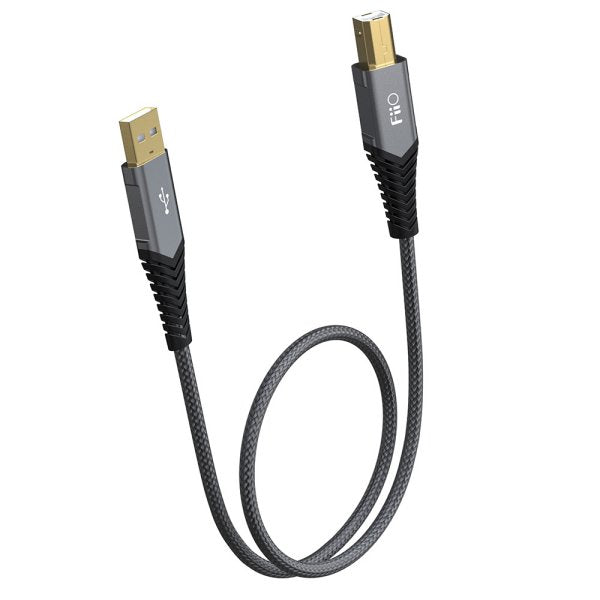 FiiO LA-UB1 USB-A to USB-B cable, cable, coiled