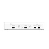 FiiO DM15 R2R CD player, white, rear panel