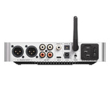 FiiO K13 R2R desktop DAC and headphone amp, silver, rear panel