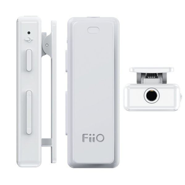 FiiO BTR11 Bluetooth headphone amp, white, with clip