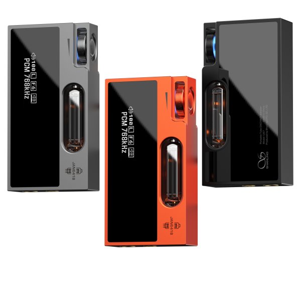 Shanling UA7 tube USB DAC, black, grey and orange