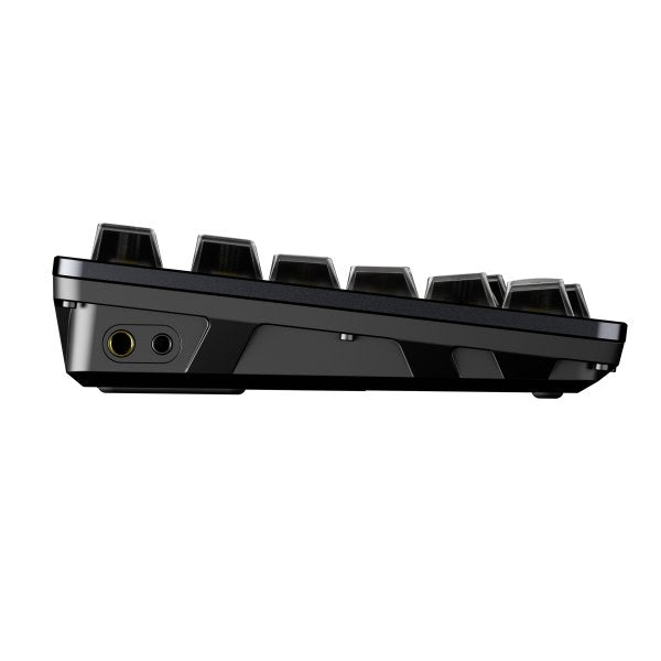FiiO KB3 mechanical keyboard with DAC/amp, black, angled