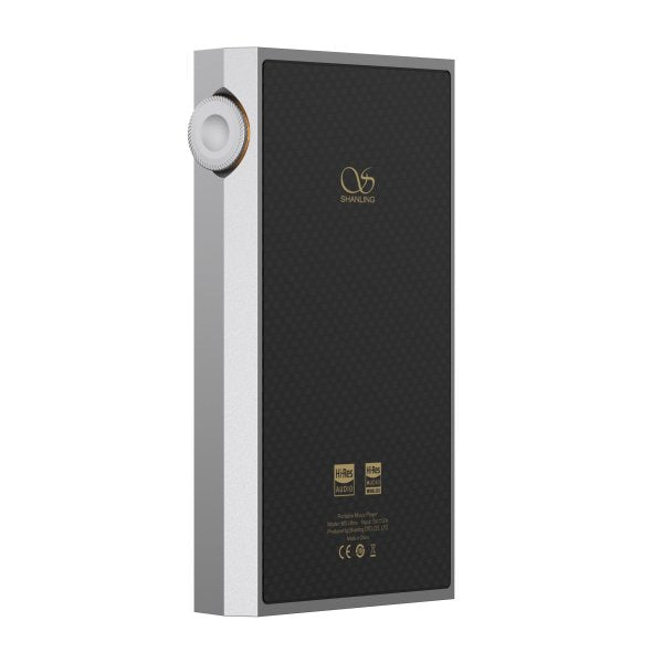 Shanling M5 Ultra music player, silver, back