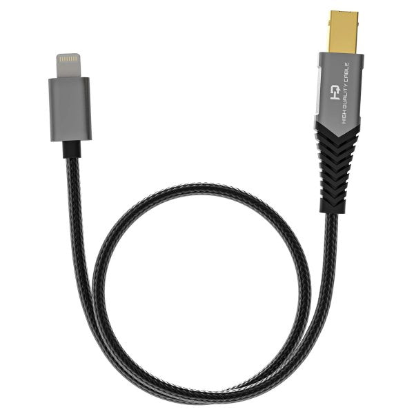 FiiO LD-LT1 USB-B to Lightning cable, cable, coiled