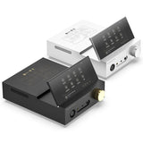 Shanling EM7 desktop music player, black and silver