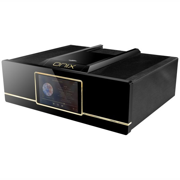 Onix OC93 CD player and streamer, angled
