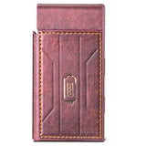 Cayin N3 Ultra leather case, midnight purple, back