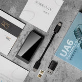 Shanling UA6 USB dongle DAC, with cable and adapter