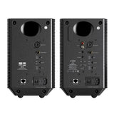 FiiO SP5 active desktop speakers, black pair, back