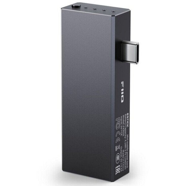 FiiO ESTICK battery for dongle DACs, black, angled